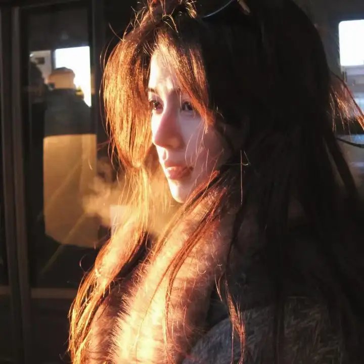 抽象画中的越南少女 海报